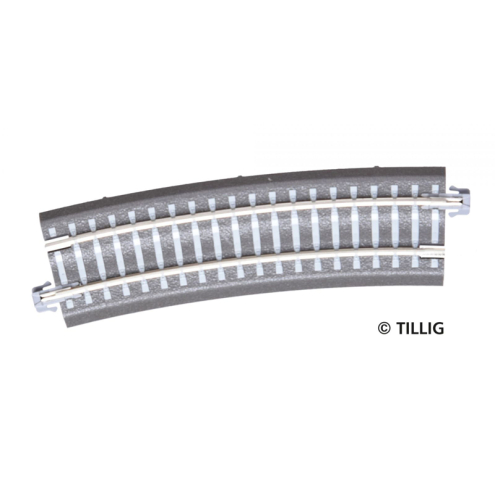 Tillig TT 83771 Bettungsgleis grau Gleisstück R32