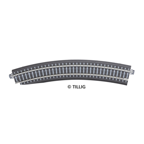 Tillig TT 83774 Bettungsgleis grau Pass Stück links R11/32