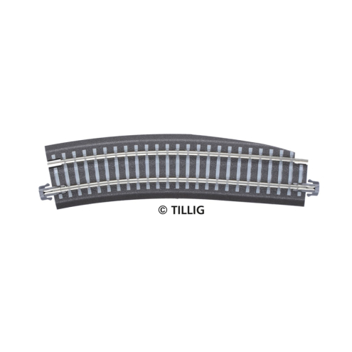 Tillig TT 83776 Bettungsgleis grau Pass Stück links G3/R12