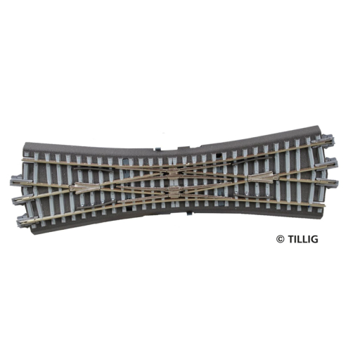 Tillig TT 83792 Bettungsgleis grau Doppelkreuzungsweiche DKW