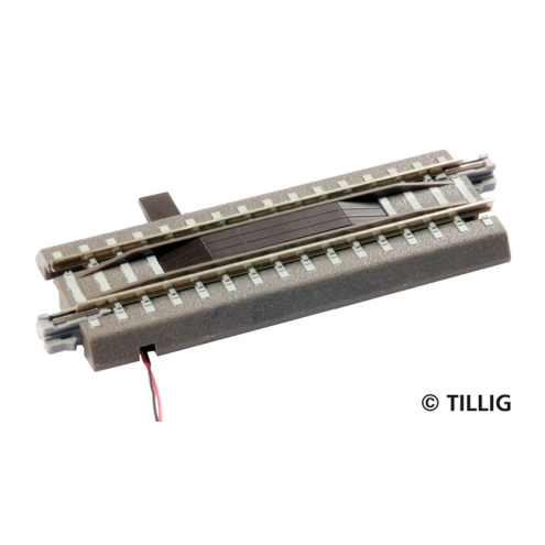 Tillig TT 83801 Bettungsgleis grau Entkupplungsgleis 83 mm elektromotorisch