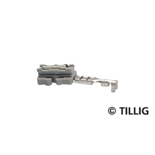 Tillig TT 83951 Bettungsgleis grau Schienenverbinder mit Anschlusselement **Auslaufmodell**