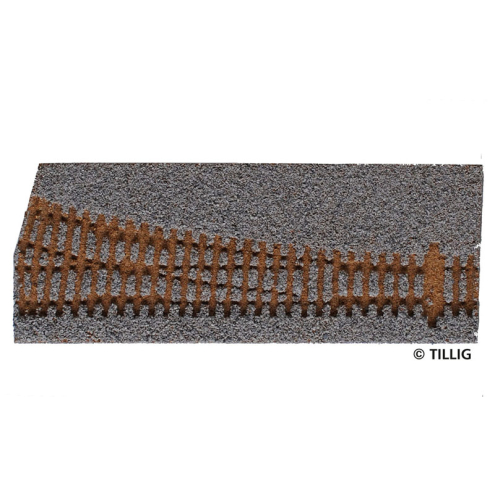 Tillig H0-ELITE 86561 Gleisbettung für Elitegleis hell (grau)
