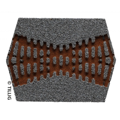 Tillig H0-ELITE 86582 Gleisbettung für Elitegleis hell (grau)