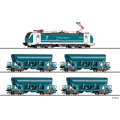 Tillig TT 01094 Güterzugset Sandtransport der Enercon GmbH, Ep. III