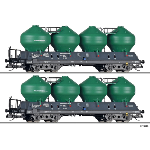 Tillig TT 01116 Güterwagenset der Transportservics s.r.o. Beroun, Ep. VI