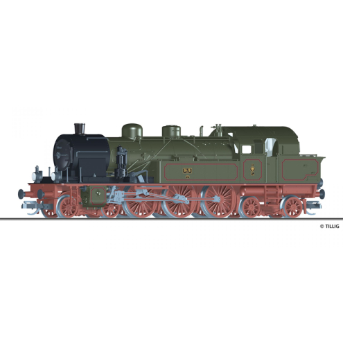 Tillig TT 04208 Dampflokomotive der K.P.E.V., Ep. IV