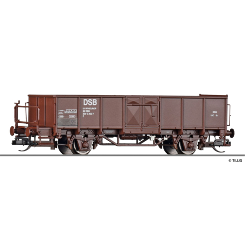 Tillig TT 14097 Offener Güterwagen der DSB, Ep. I