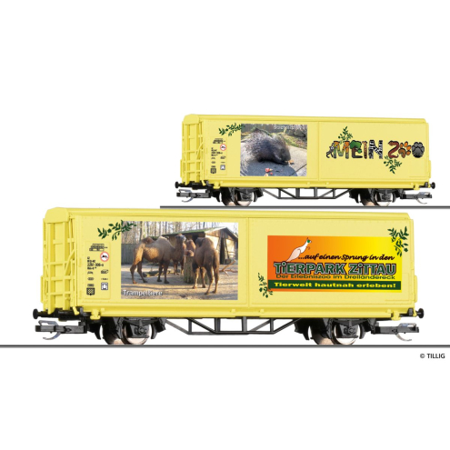 Tillig TT 14854 START-Schiebewandwagen Mein Zoo