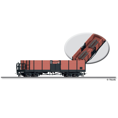 Tillig H0m 15959 „Cabriowagen 506“ der HSB