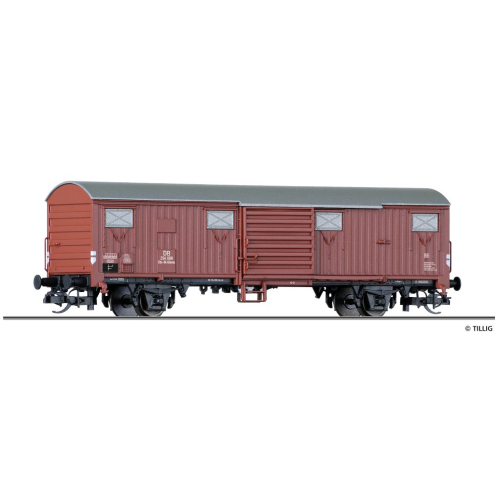 Tillig TT 017181 Gedeckter Güterwagen Glmms 64 der DB Ep. III