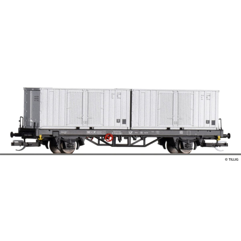 Tillig TT 17484 Containertragwagen Post der Deutschen Post