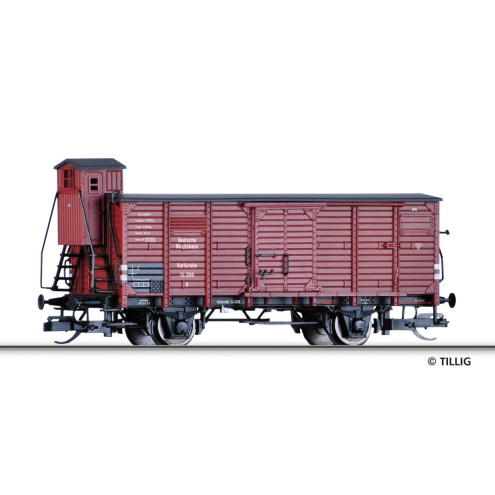 Tillig TT 017935 Gedeckter Güterwagen G Karlsruhe der DRG Ep. II