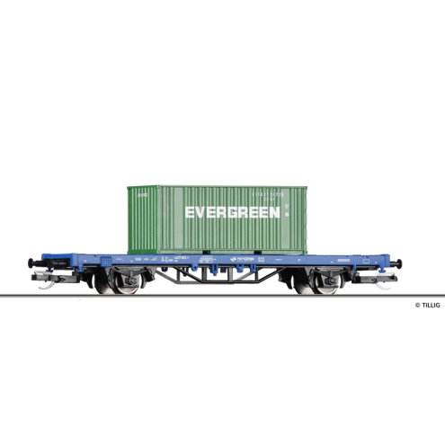 Tillig TT 523304 Containertragwagen Lgs, 3, PKP Cargo, Ep.VI Einzelwagen aus Display 502348