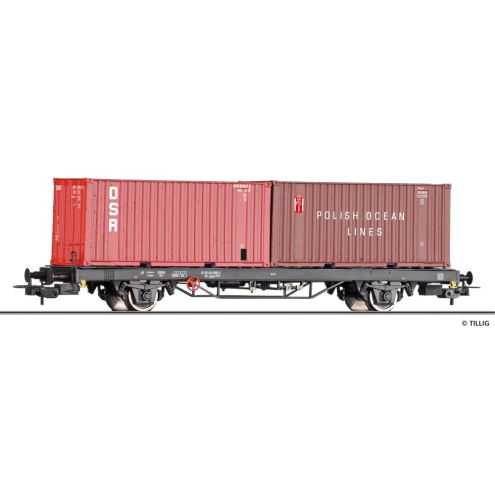 Tillig H0 77088 Containertragwagen Lgkks 4444 der DR