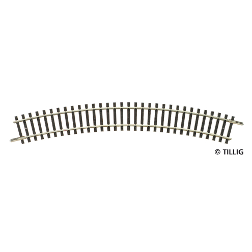 Tillig TT 83106 Gleisstück R21, gebogenes Gleis R353 mm/30°