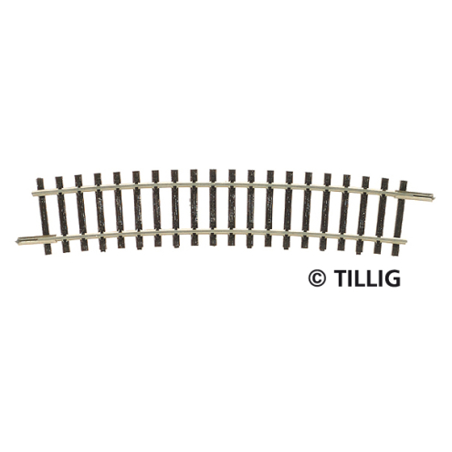 Tillig TT 83112 Gleisstück R32, Gebogenes Gleis R 396 mm/15°