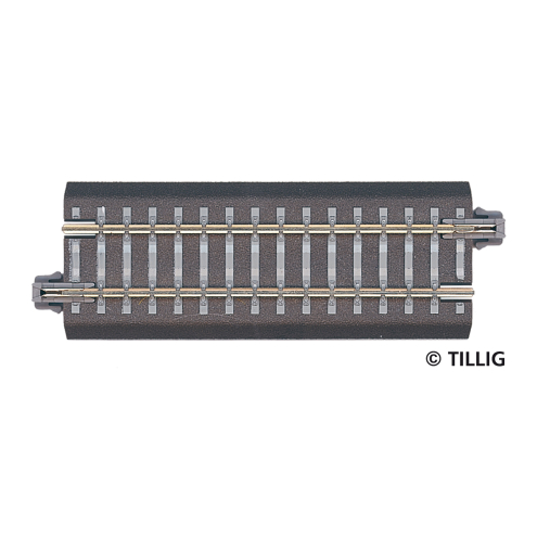 Tillig TT 83702 Bettungsgleis grau Gleisstück G2, Gerades Gleis 83 mm