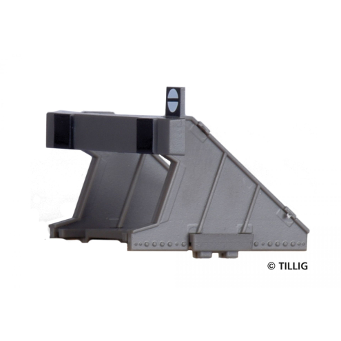 Tillig H0-ELITE 85511 Bausatz vier Prellböcke grau für ELITE-Gleissystem