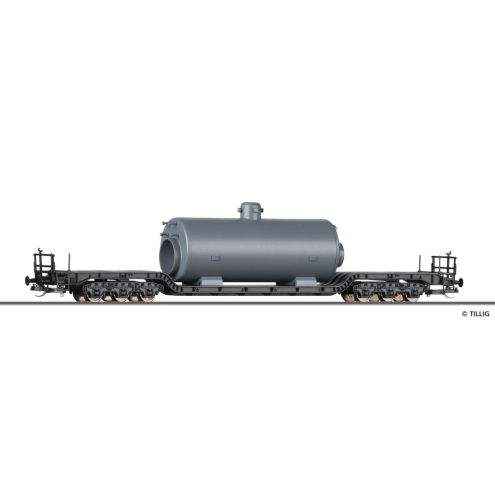 Tillig TT 095017 Tiefladewagen SSt 49 der DB Ep. III