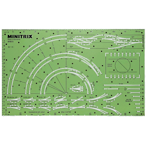 Minitrix 66600 Gleisschablone