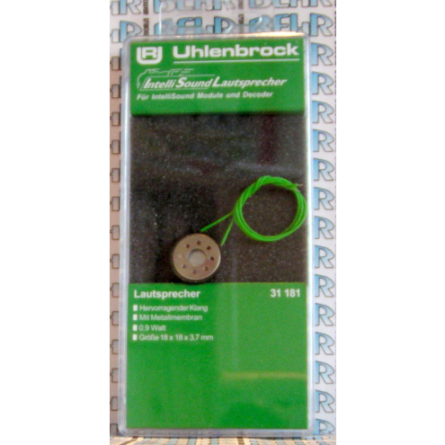 Uhlenbrock 31181 Lautsprecher 18x18x3,7mm