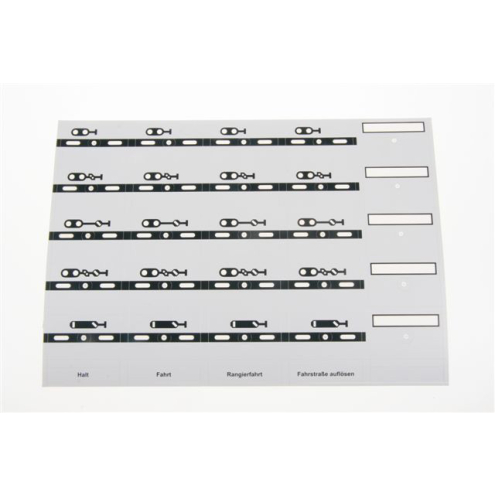 Uhlenbrock 69093 Track-Control Foliensatz Signale