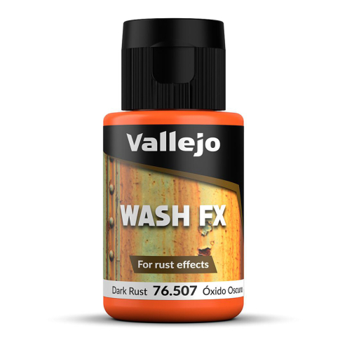 Vallejo 76507 Model Wash Wash-Colour, dunkler Rost, 35
