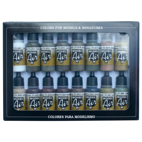 Vallejo 71190 Model Air Farbset, Deutsche Farben WWII