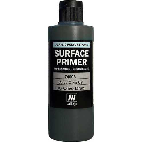 Vallejo 74608 Grundierung US olivgrau, 200 ml