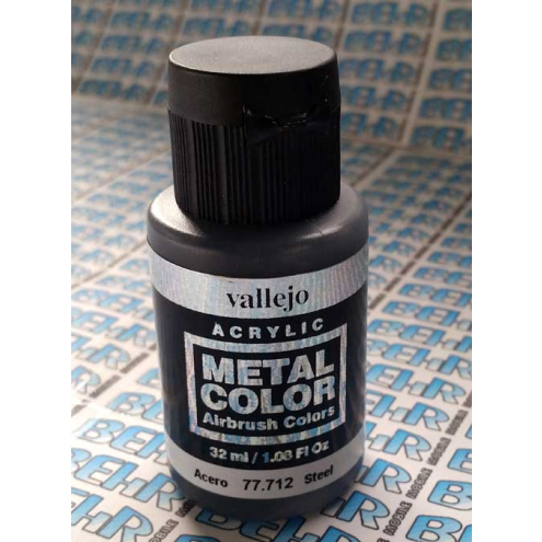 Vallejo 77712 Metall Stahl, 32 ml