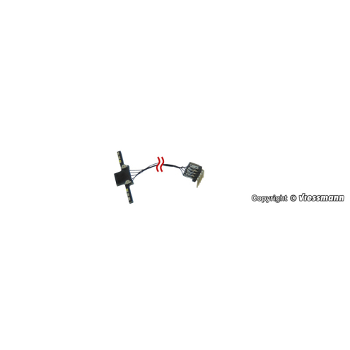 Viessmann H0 8420 CarMotion Stoßstange mit LED-Beleuchtung für Anhänger / Auflieger