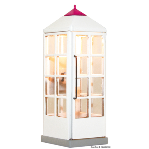 Viessmann H0 1372 Telefonzelle Telekom mit LED