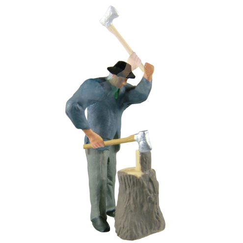 Viessmann H0 1515 Holzhacker mit Axt und Hackstock ( alt 5115 )