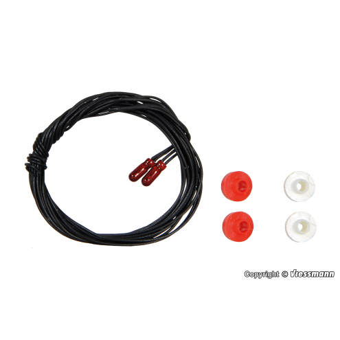 Viessmann 3508 Glühlampen rot T1/2, Ø 1,8 mm, 16 V, 30 mA