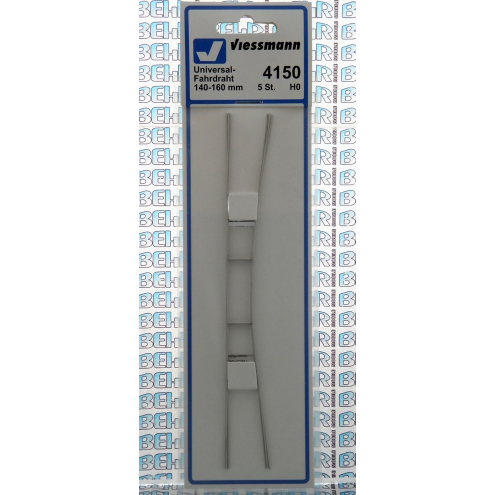 Viessmann H0 4150 Universal Fahrdraht 140-160mm (5 Stück)