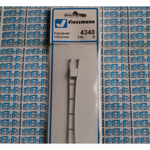 Viessmann N 4340 Oberleitung Fahrdraht 135,5 mm / 5 Stück