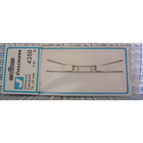 Viessmann N 4350 Oberleitung Universal-Fahrdraht 76-87 mm
