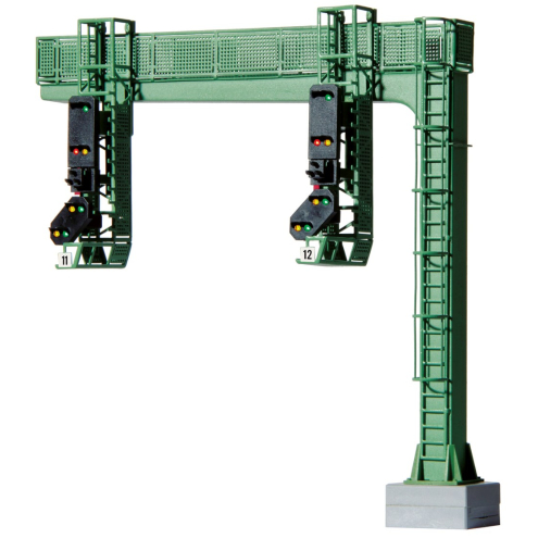 Viessmann H0 4750 Signalbrücke mit zwei Einfahrsignalen