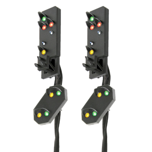 Viessmann H0 4751 2 Multiplex-Ausfahrsignalköpfe mit Vorsignal