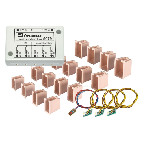 Viessmann 5079 LED-Hausinnenbeleuchtung mit TV-Simulation