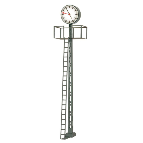 Viessmann H0 5082 Beleuchtete Bahnhofsuhr auf Gittermast