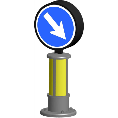 Viessmann H0 5085 Verkehrszeichen 222 mit LED-Beleuchtung