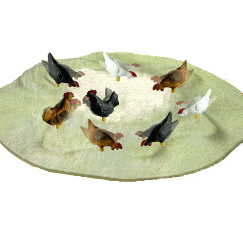 Viessmann H0 1528 Hühnerhof (alt 5128)