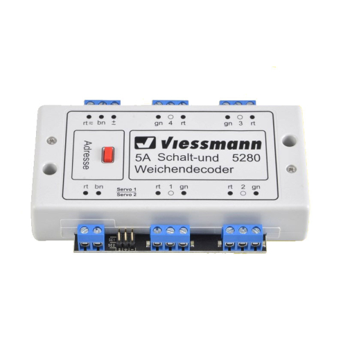 Viessmann 5280 Multiprotokoll Schalt- und Weichendecoder