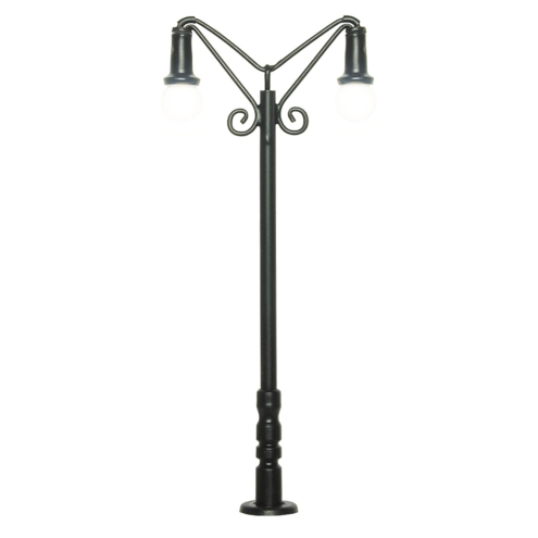 Viessmann H0 6015 Nostalgische Leuchte zweiflammig GLÜHBIRNE