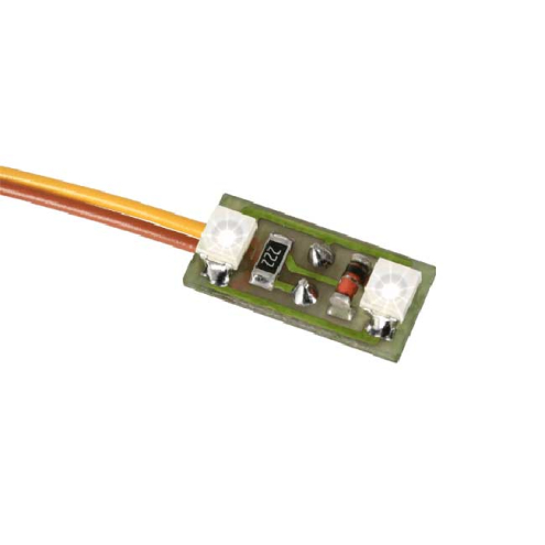 Viessmann 6018 LED Hausbeleuchtung mit 2 LED´s weiss