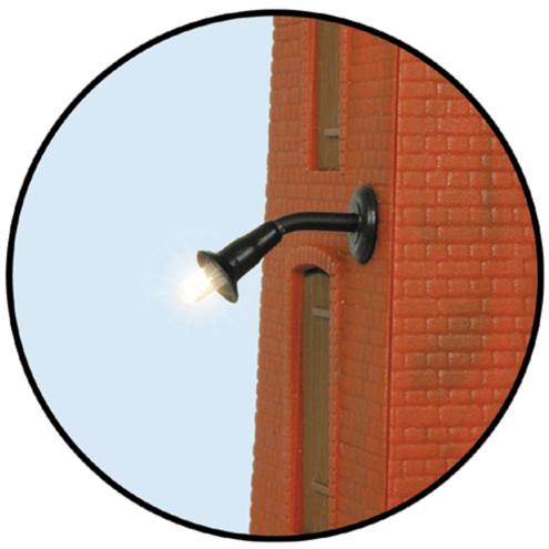 Viessmann N 6442 Wandlaterne mit LED warmweiss