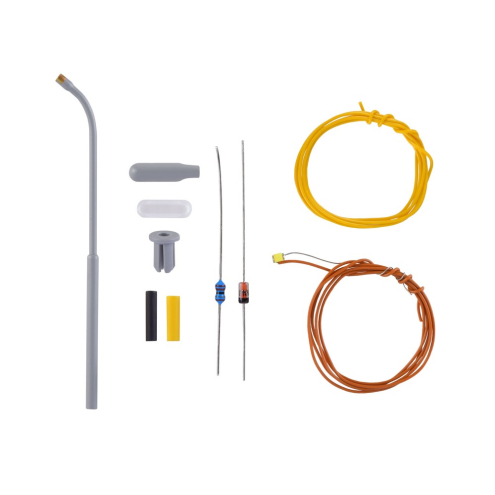 Viessmann N 6622 Bausatz Peitschenleuchte mit LED weiss