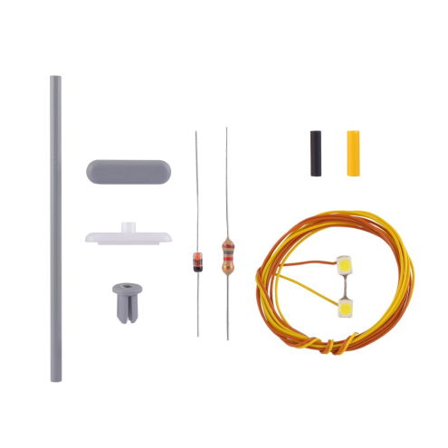 Viessmann TT 6926 Bausatz Bahnsteigleuchte, LED weiß